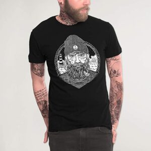 camiseta negra capitan